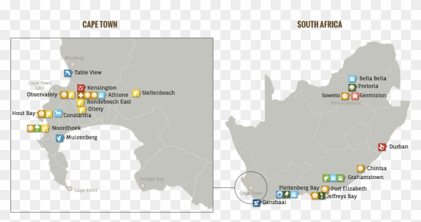 Atlas , Png Download - Map Of South Africa Clipart