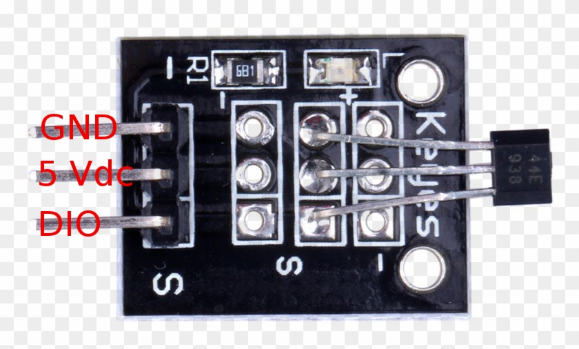 Ky-003 Hall Magnetic Sensor Module - Electronics Clipart