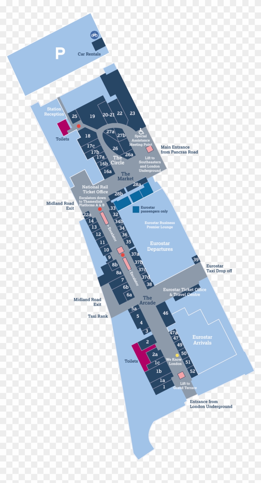 St Pancras Station Toilets Clipart
