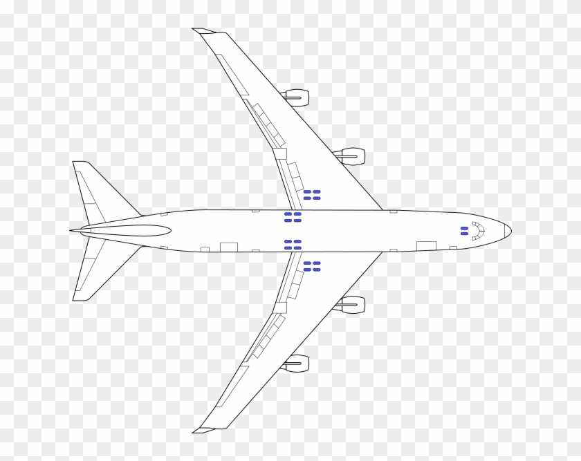 File - Boeing 747 - Svg - Boeing 747 Top View Clipart