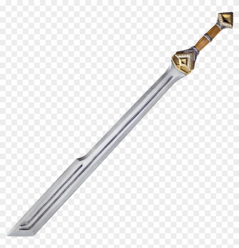 Dwarf Single Edge Long Larp Sword - Sword Of A Knight Clipart