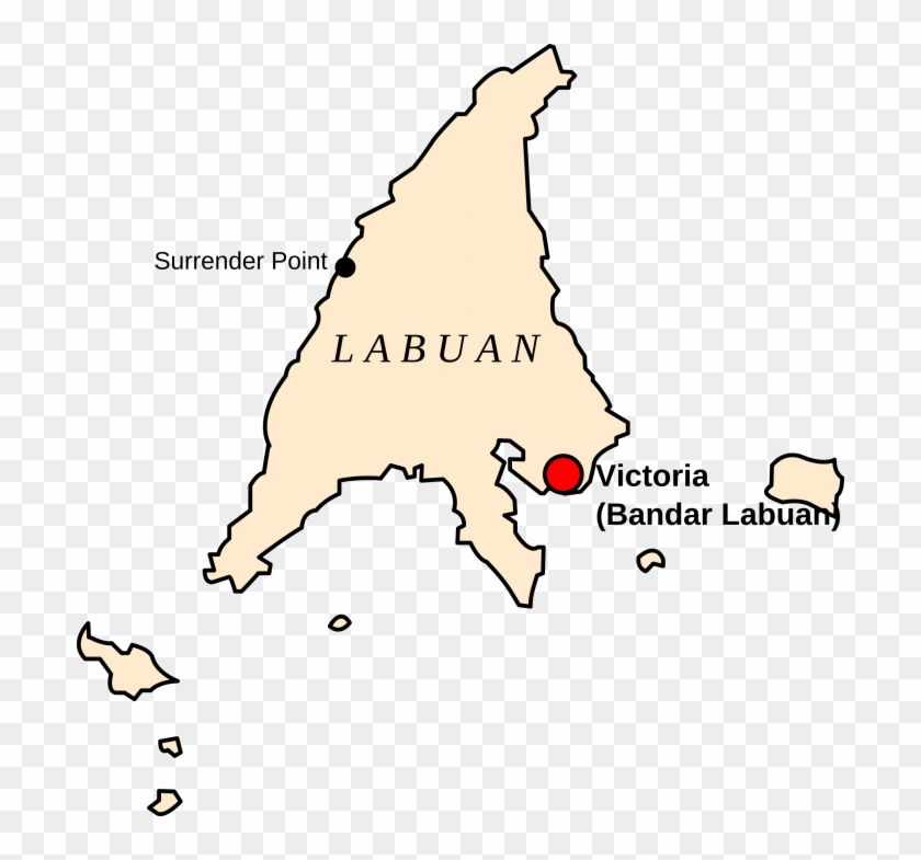 Labuan Map Png - Labuan Map Clipart