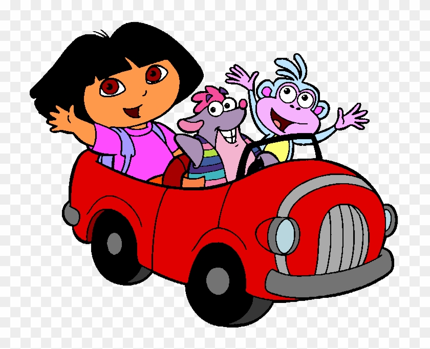 89058 Botas Dora La Exploradora Vector Dora The Explorer - Dora The Explorer Car Clipart #4158154