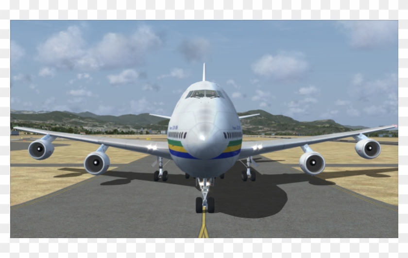 Boeing 747-400 Clipart #4158438