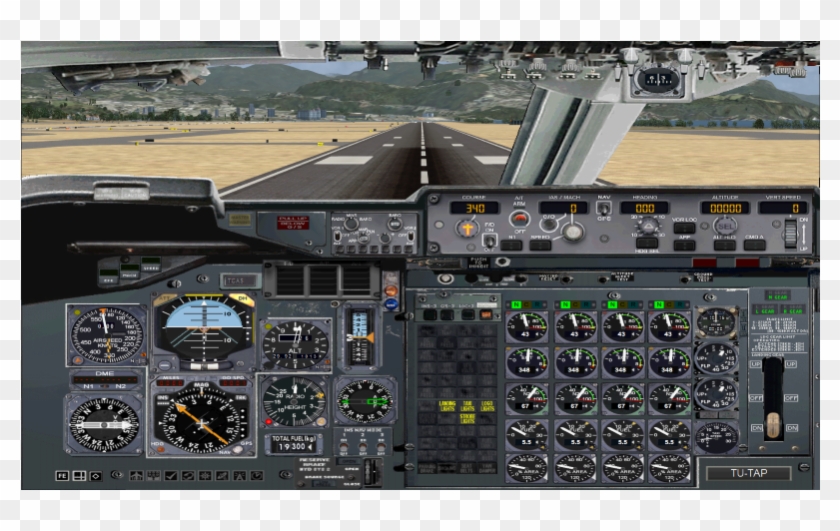 747 200 Ready For Pushback Clipart #4158537