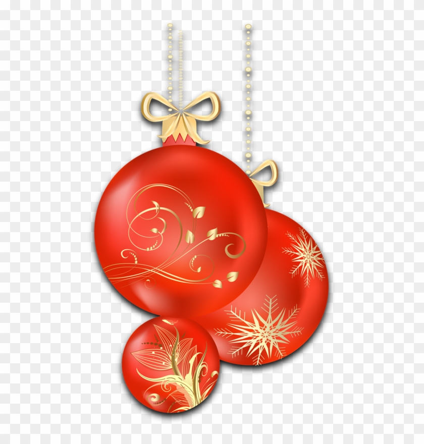 Image Result For Christmas Ornaments Clipart Red Christmas - Ornaments Clip Art Png Transparent Png #4158843