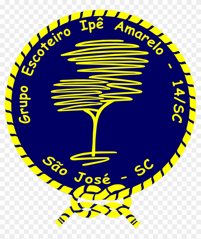 Logomarca Oficial Ge Ipe Amarelo - Scouting Clipart