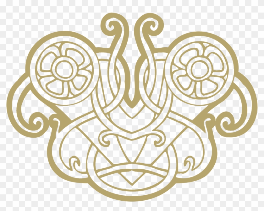 Celtic Ornament Vector Free Ram - Emblem Clipart #4158936