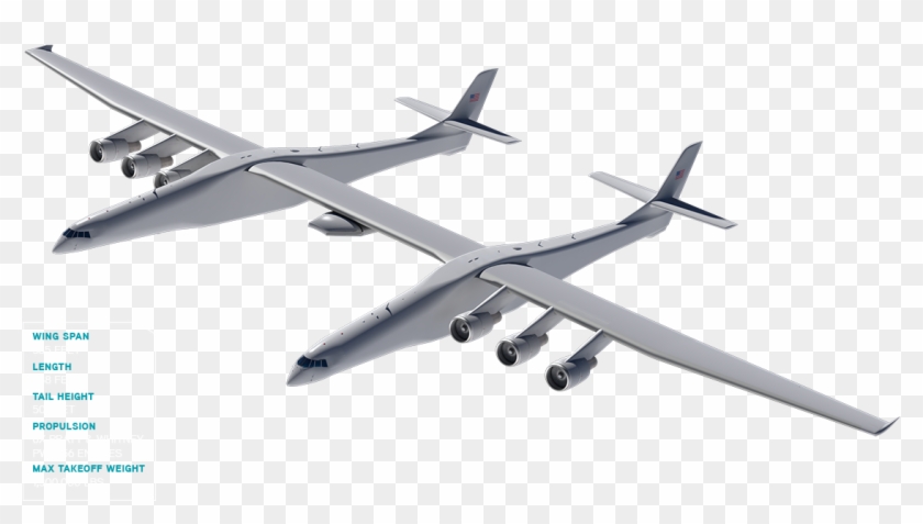 Stratolaunch Is The World's Largest Aircraft By Wingspan - Stratolaunch First Flight Clipart