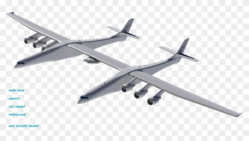 Stratolaunch Is The World's Largest Aircraft By Wingspan - Stratolaunch First Flight Clipart #4159148
