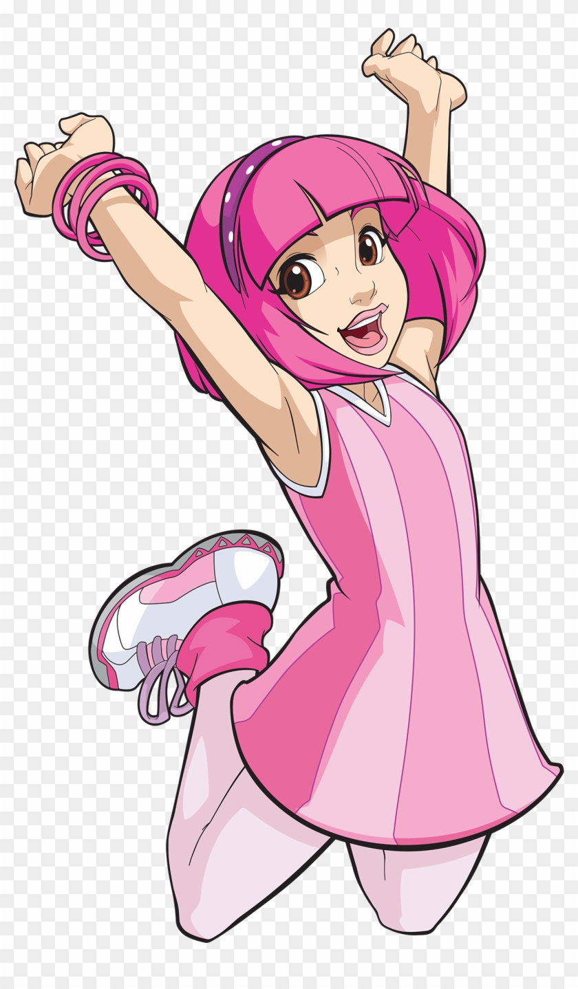 Photo Of Cartoon - Lazy Town Stephanie Cartoon Clipart