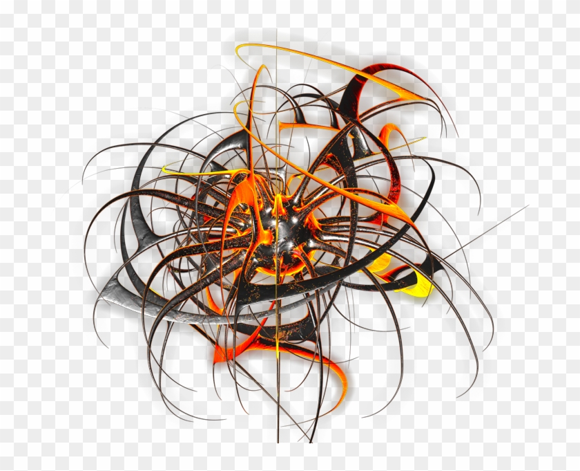 C4dburningmetalspikes9ak - Abstract Png Renders Clipart