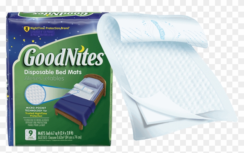 Alèses Goodnites - Disposable Bed Pads Clipart #4160142