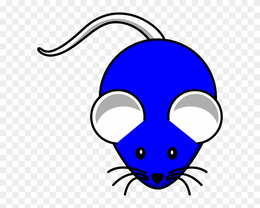 Blue White Mouse Svg Clip Arts 600 X 592 Px - Cute Mouse Clip Art - Png Download