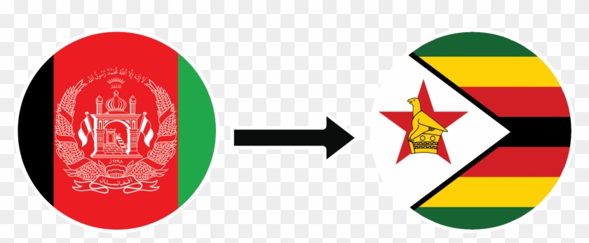 From Afghanistan To Zimbabwe - Cartoon Zimbabwe Flags Clipart #4160342