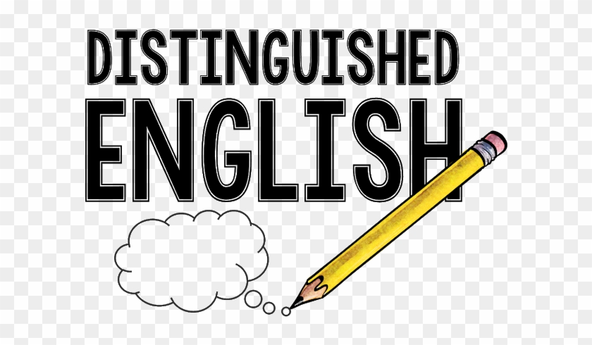 Distinguished English Teacher - Cloud Clipart