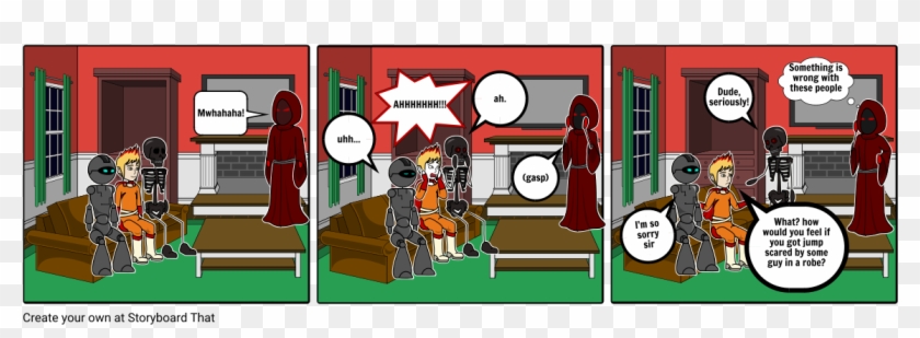 Jump Scare - Cartoon Clipart