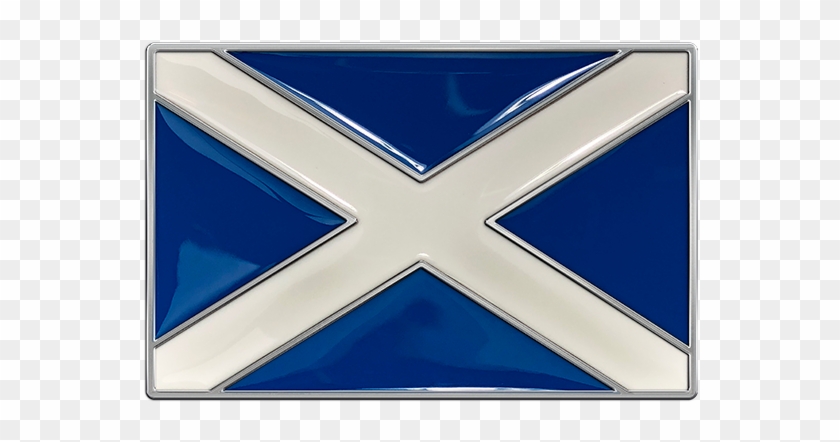 Scotland Country Flag Buckle - Emblem Clipart #4161643