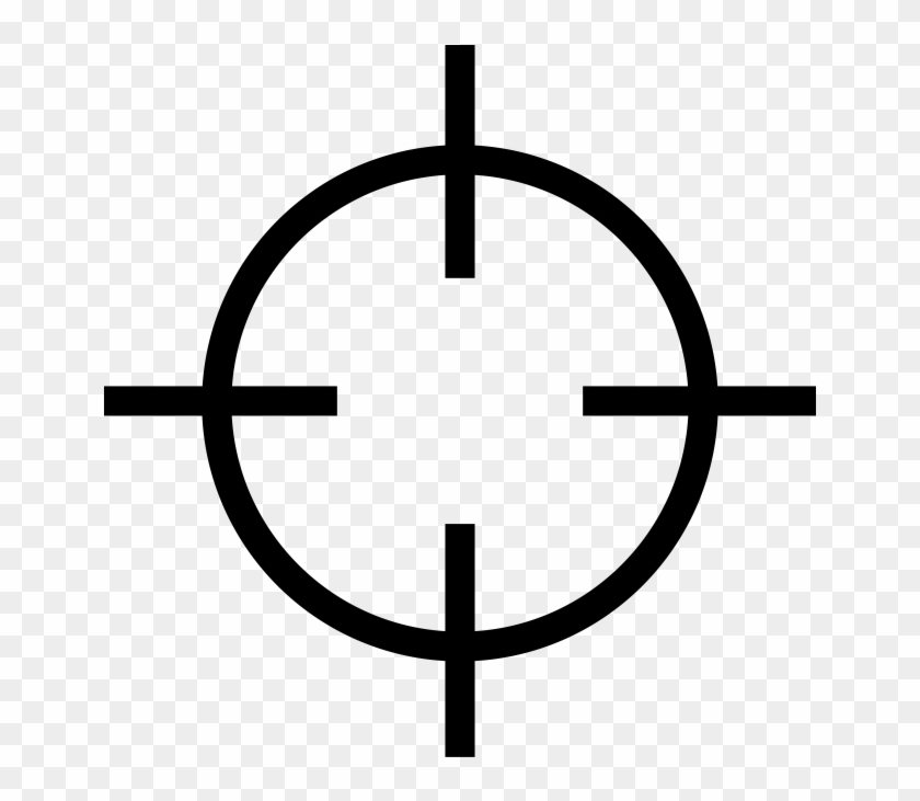 Line Icon - Target Icon Png Clipart
