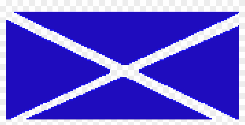 Scotland Flag - Electric Blue Clipart