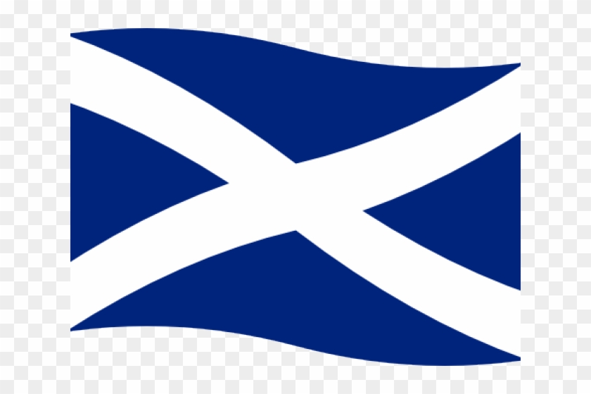 Scotland Flag Clipart Waving - Flag - Png Download #4161950