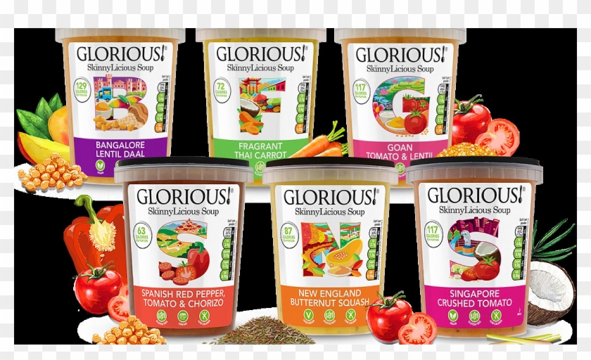 A Selection Of Glorious Soups - Glorious Soups Clipart