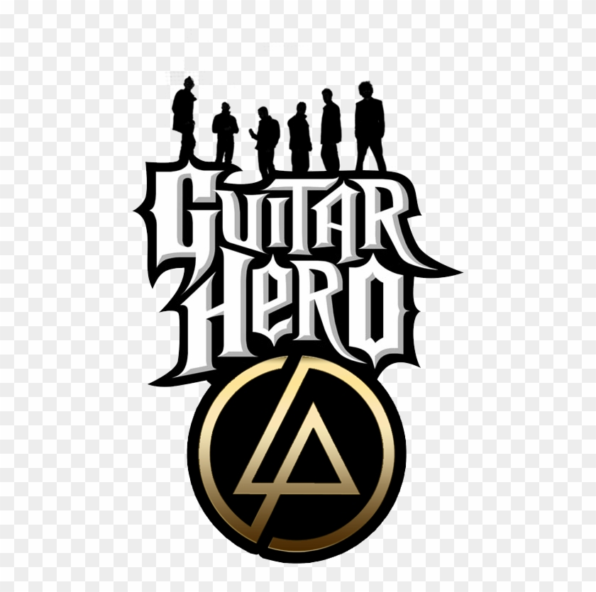 Linkin Park Logo Photo Ghlp2lp - Guitar Hero Rock The 80s Logo Clipart #4163350