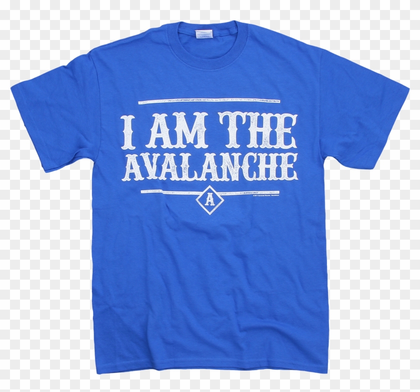 Avalanche United Blue - Retro Basketball T Shirt Clipart #4163450