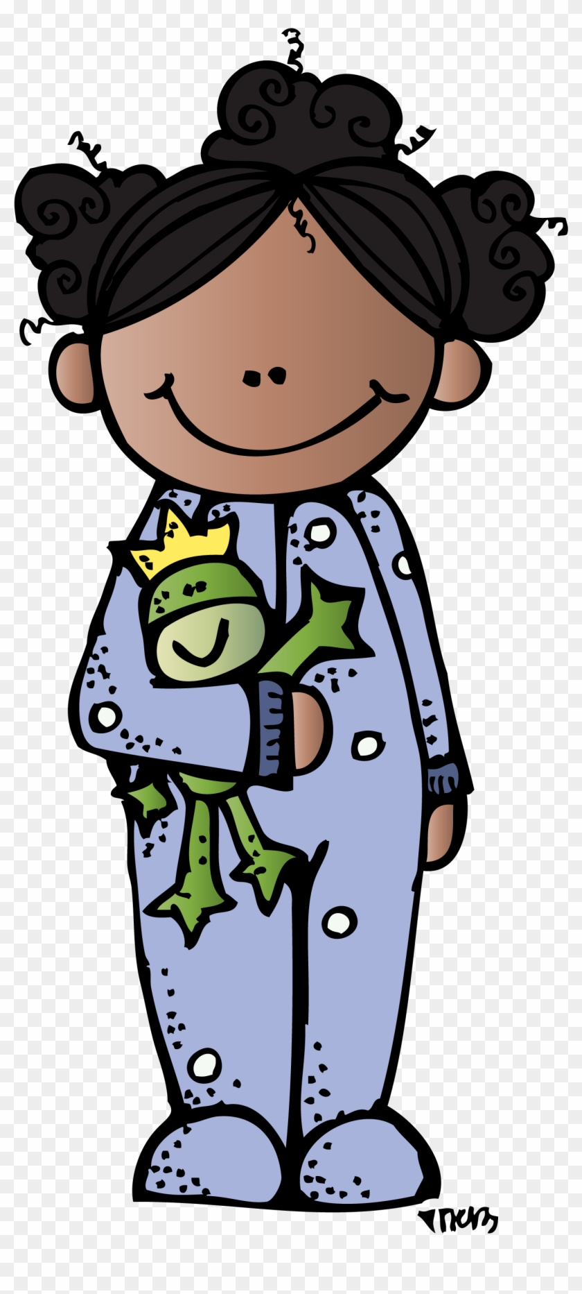 Girl 4 Melonheadz 13 Colored - Illustration Clipart