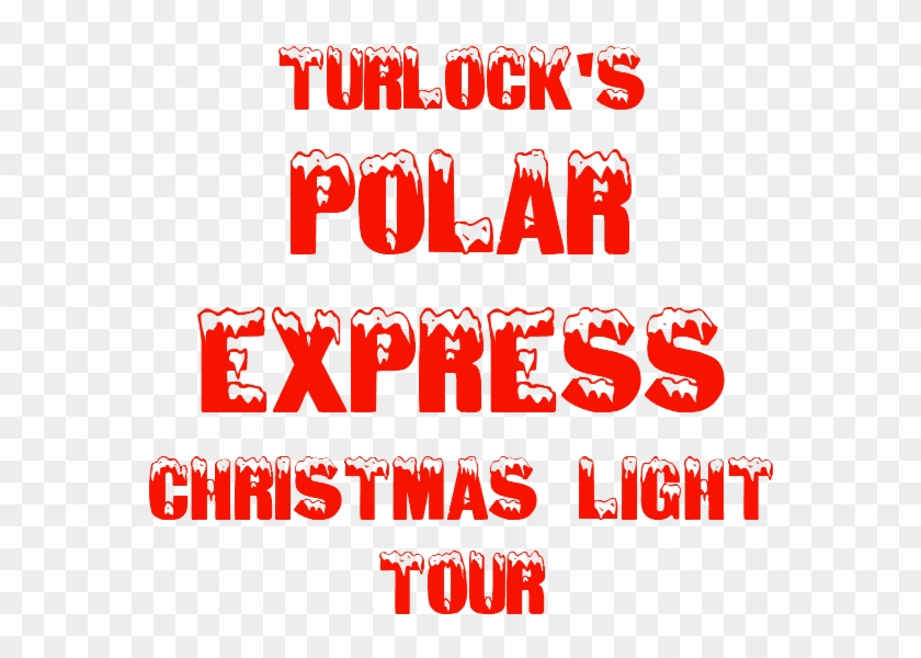 Turlock's Polar Express Christmas Light Tour - Parallel Clipart