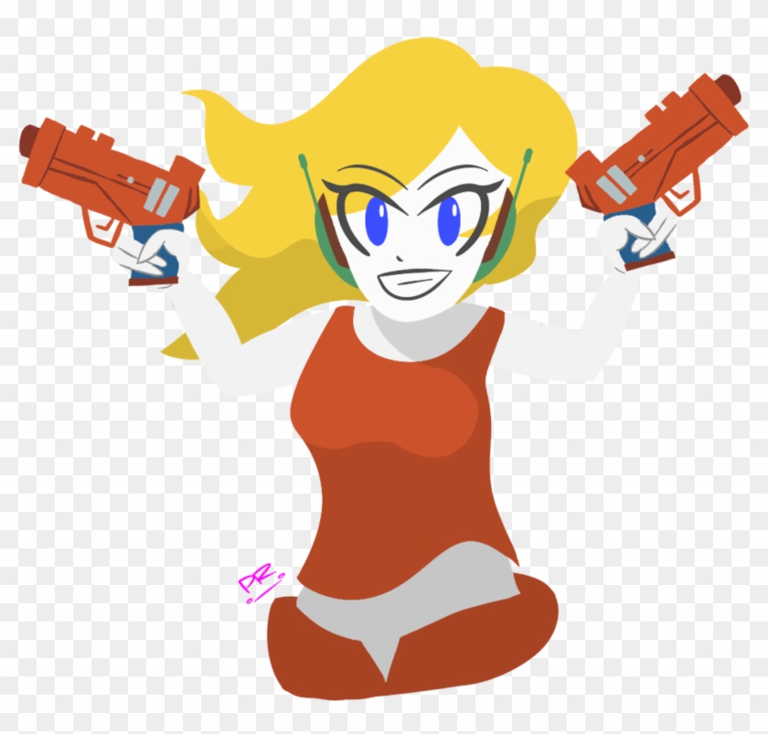 Curly Brace By Paparave On Newgrounds - Curly Brace Cave Story Artwork Clipart #4163822