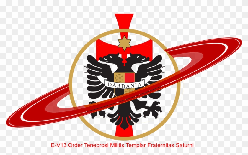 E-v13 Order Tenebrosi Militis Templar Fraternitas Saturni - Flamuri I Dardanis Clipart #4163957