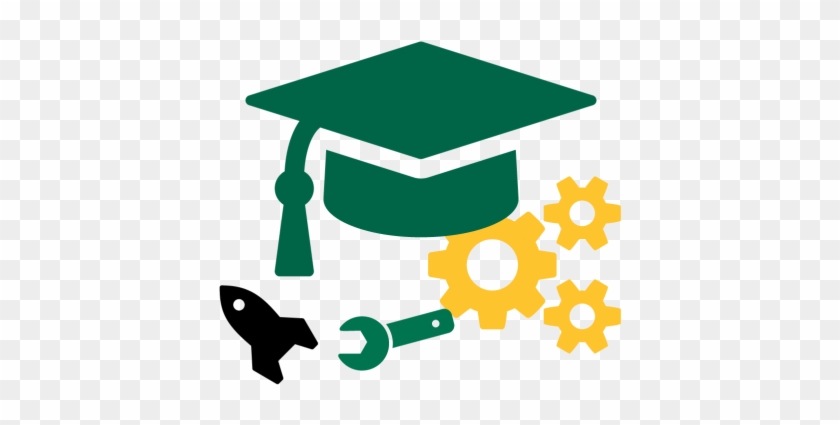 Tech Valley Science Scholars Program - Orange Graduation Cap Icon Clipart #4164087