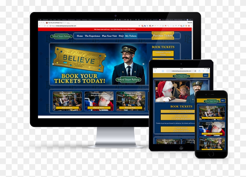 The Polar Express Train Ride Telford & Mid Norfolk - Online Advertising Clipart #4164159