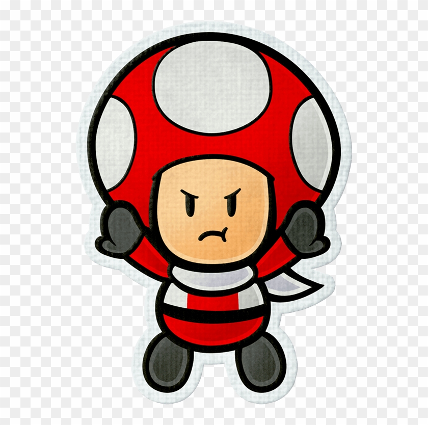 Toad Transparent Paper Mario - Paper Mario Color Splash Équipe De Sauvetage Clipart