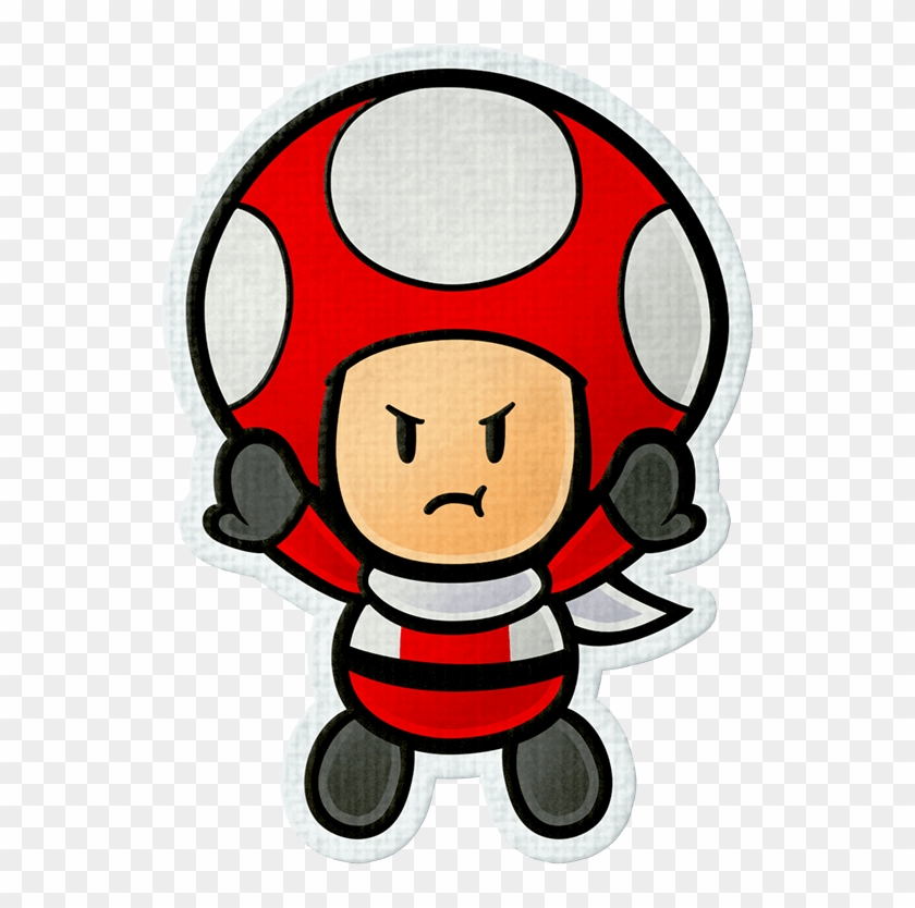 Toad Transparent Paper Mario - Paper Mario Color Splash Équipe De Sauvetage Clipart #4164264