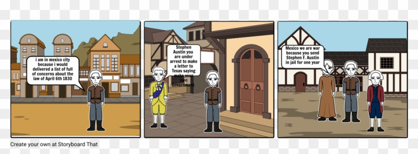 Stephen F Austin Arrested - Declaration Of The Rights Of Man Cartoon Clipart #4164413