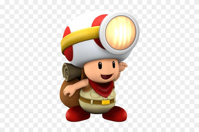 Toad Transparent Mario - Captain Toad Smash Screen Clipart #4164435