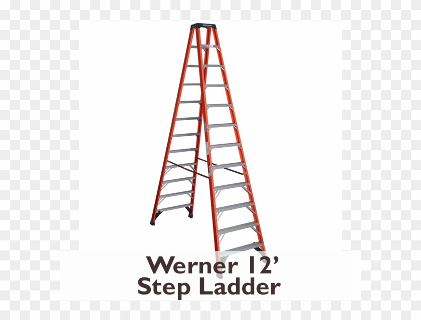 Escalera De Tijera Fibra De Vidrio 10 Peldaños Clipart #4164498