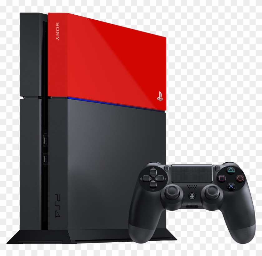 Ps4 Custom Faceplate Red Clipart