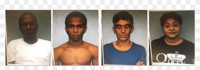 Pictured Left To Right - Barechested Clipart
