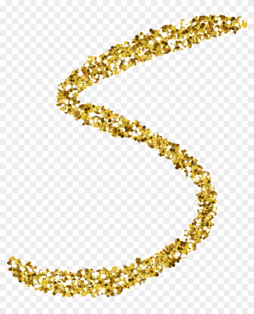 Glitter Letters Letter S Letters - Chain Clipart #4164802