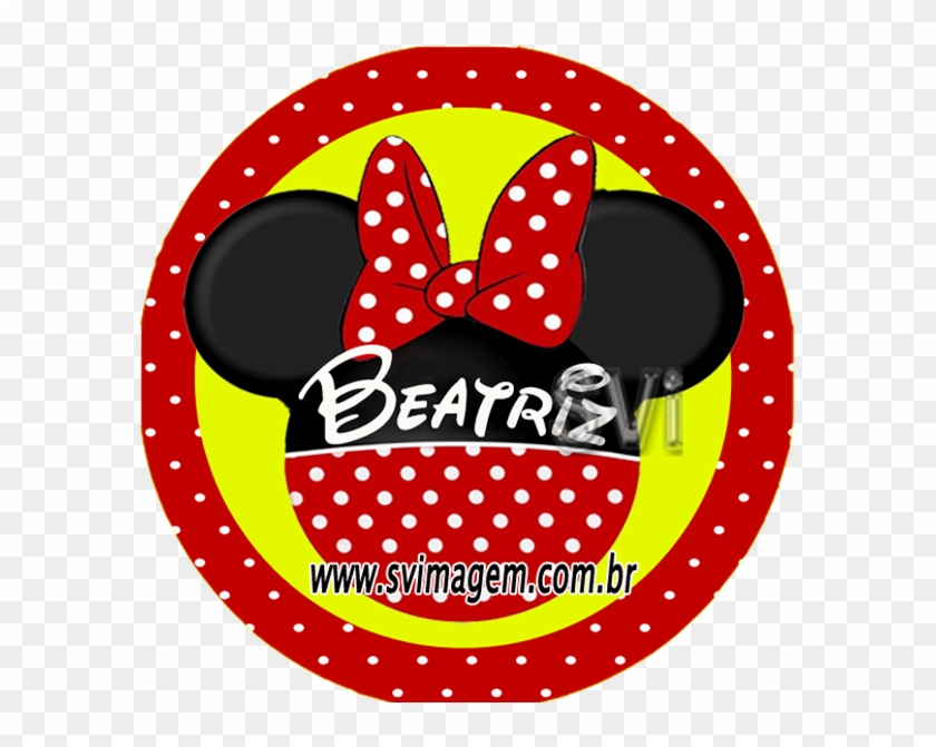 Veja - Rosto Da Minnie Vermelho Clipart