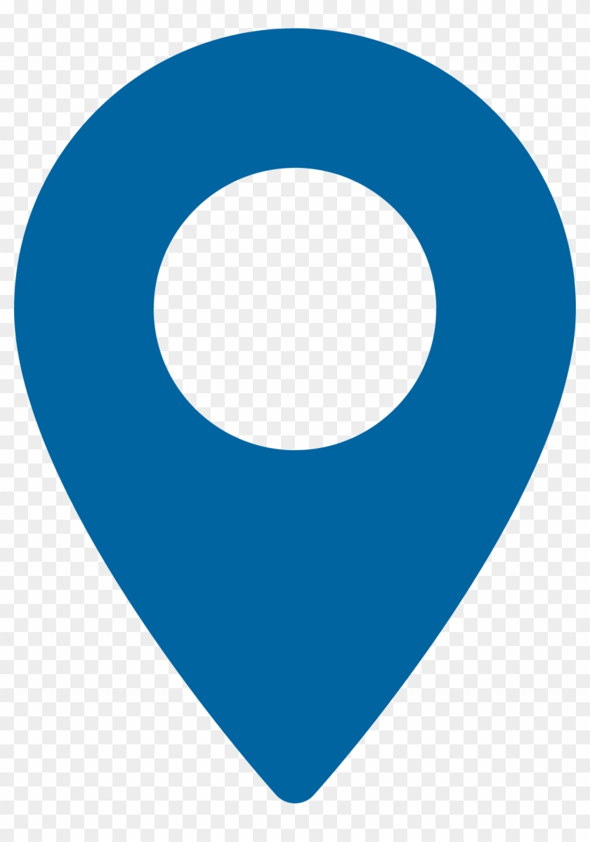 Icon - Google Map Blue Pin Clipart #4165003