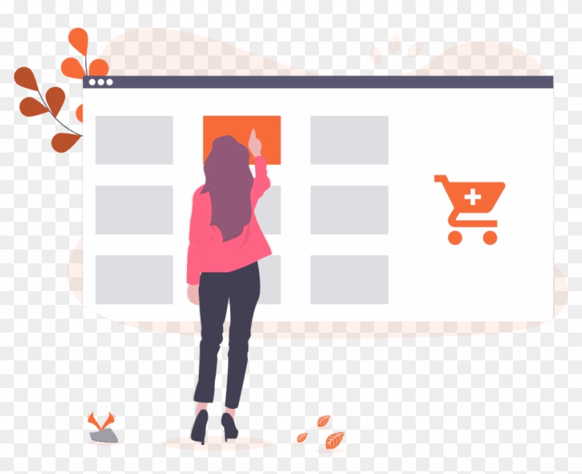 From Blog To Business Simple Path To Info Products - Abandoned Cart Illustration Clipart #4165078