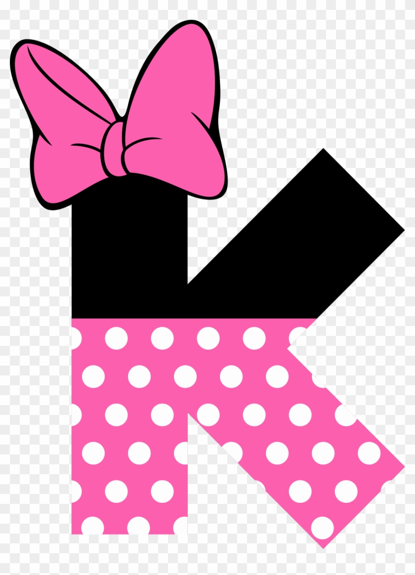 Download Molde Alfabeto, Blindada Por Deus, Minnie - Minnie Mouse Letter Design Clipart
