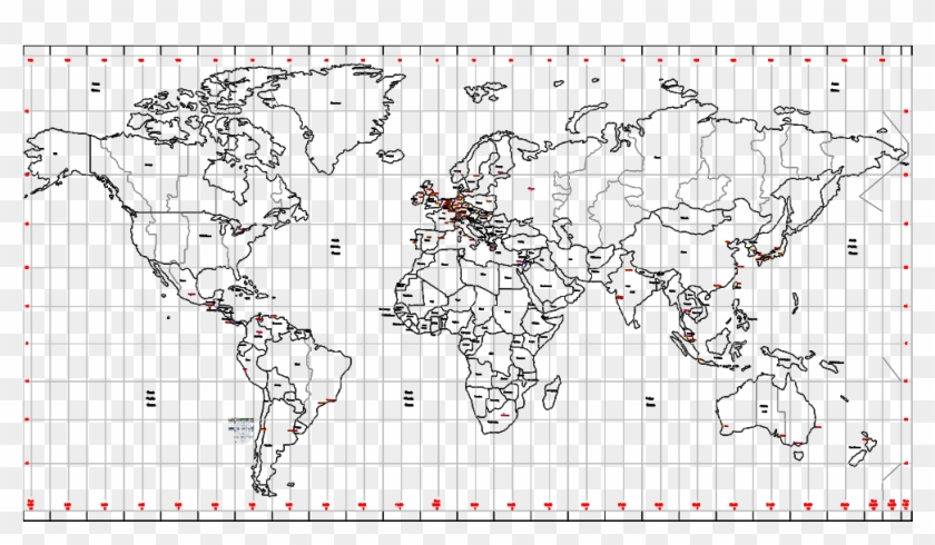 World Map - Show Sweden In World Map Clipart #4165337