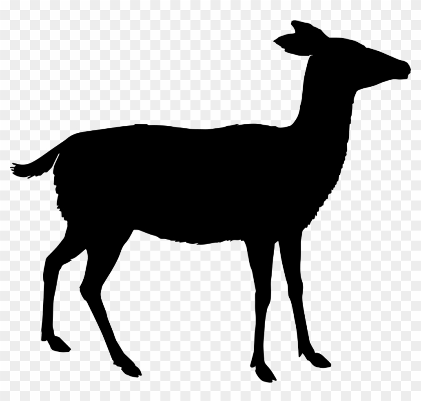 Png File Svg - Deer Shape Clipart