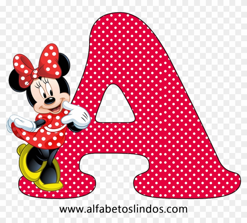 Amplie As Imagens Do Alfabeto Decorativo Da Minnie - Biografia De Minnie Mouse Clipart
