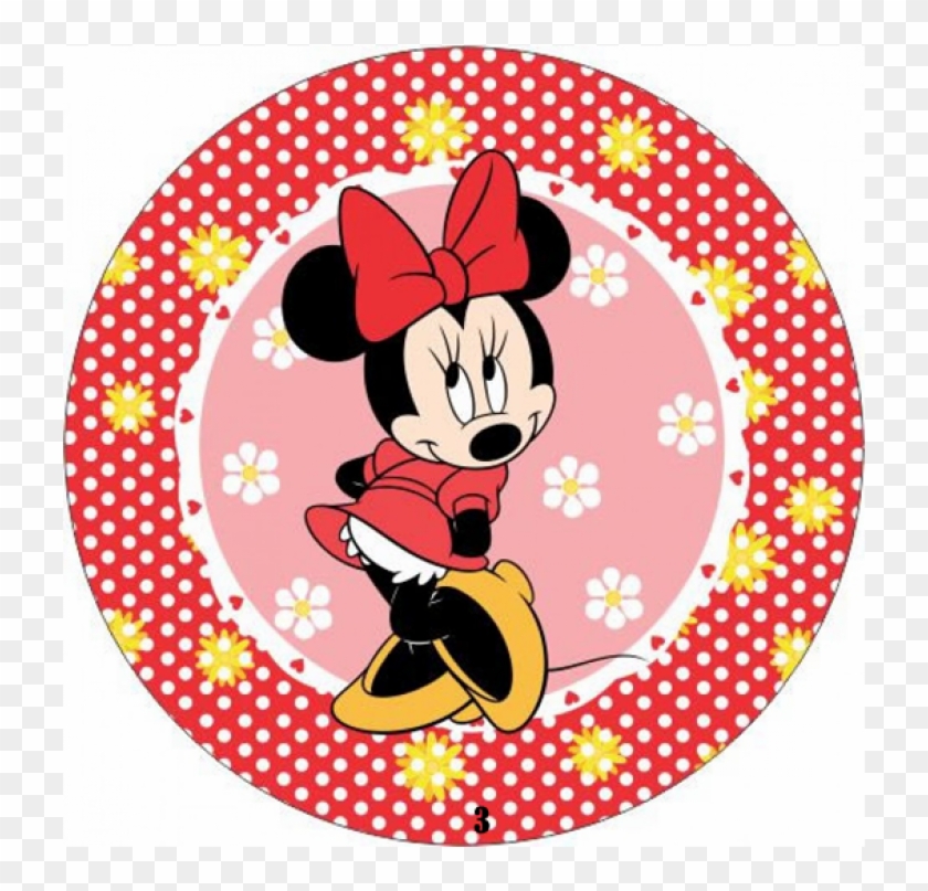 50 Adesivos Personalizados Minnie Vermelha - Peppa Pig 4th Birthday Labels Clipart